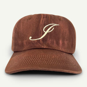 Embroidered Hat – Sun Faded Brown / Cream