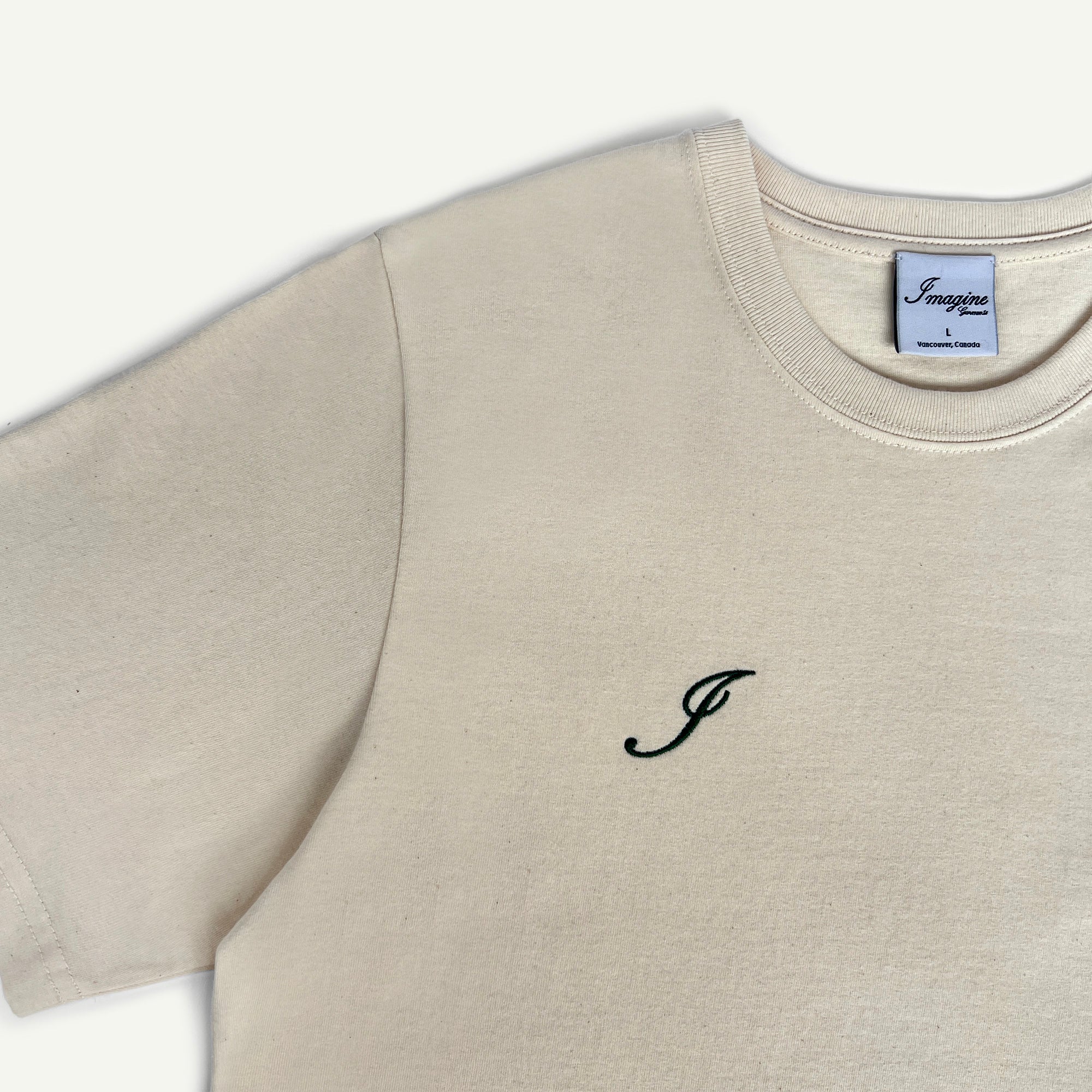 I Logo Tee – Cream