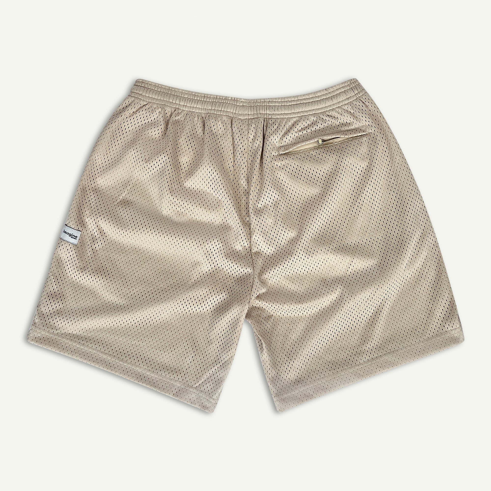 Lined Mesh Short – Champagne