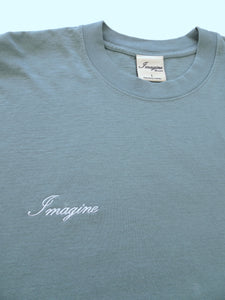 Embroidered T-Shirt – Sage Green