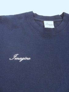 Embroidered T-Shirt – Navy