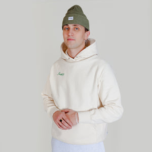 Heavyweight Core Logo Hoodie – Cream